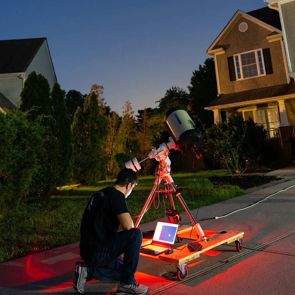 My and my astrophotography rig during a shooting session