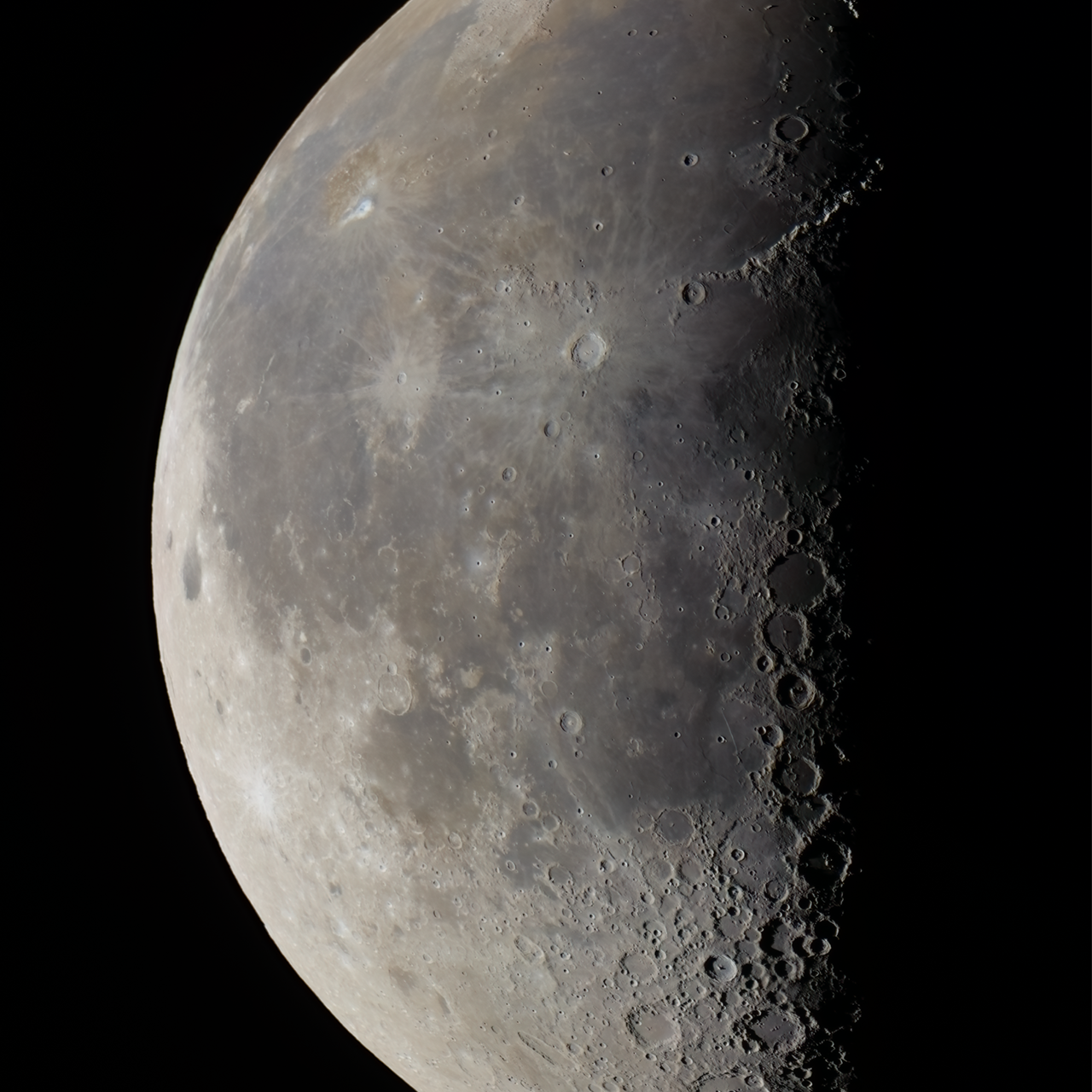 Last Quarter Moon of November 5th 2023 Wallpaper Bundle