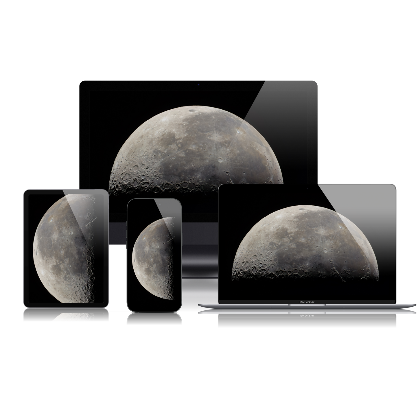 Last Quarter Moon of November 5th 2023 Wallpaper Bundle