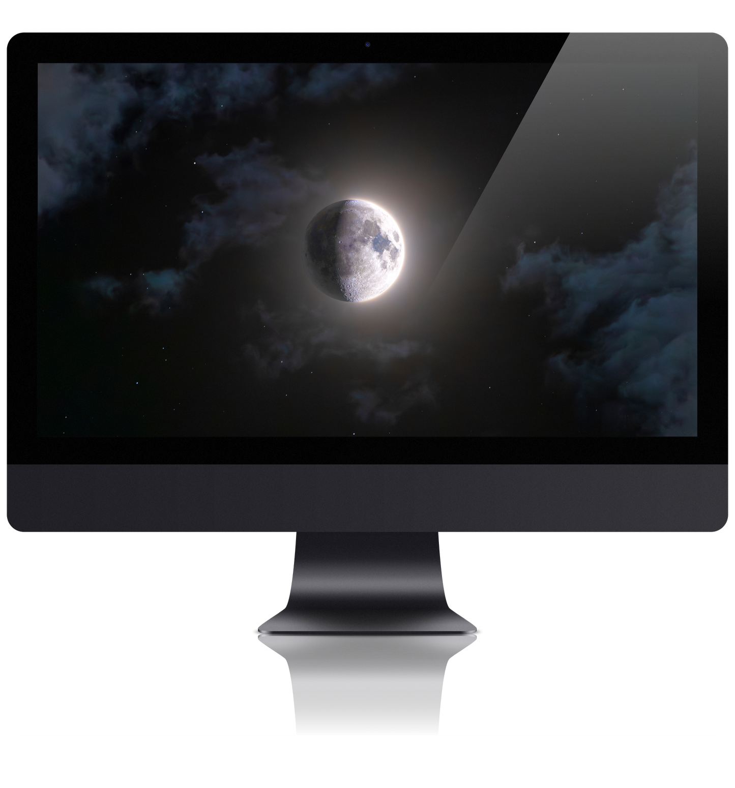 First Quarter Moon (June 27th 2023) PC Wallpaper
