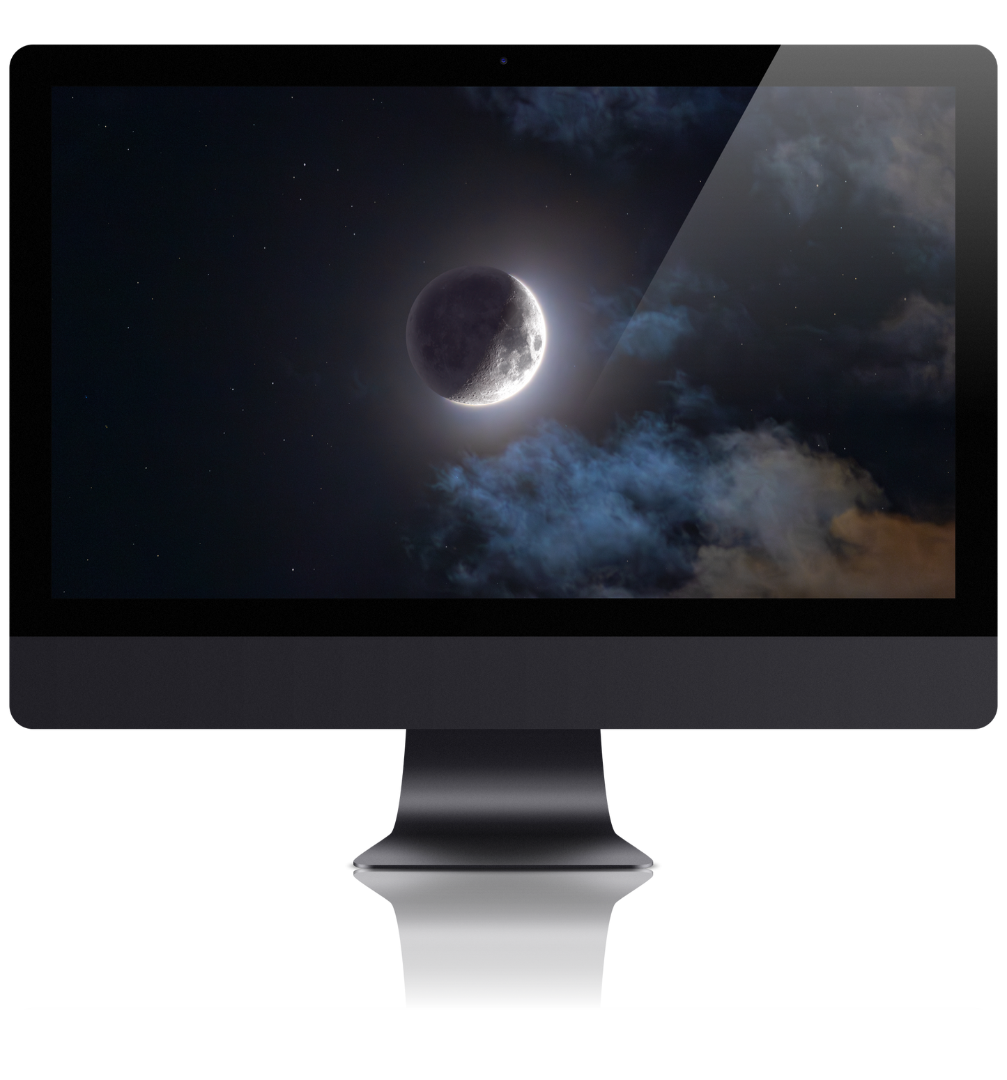 First Quarter Moon (June 24th 2023) PC Wallpaper