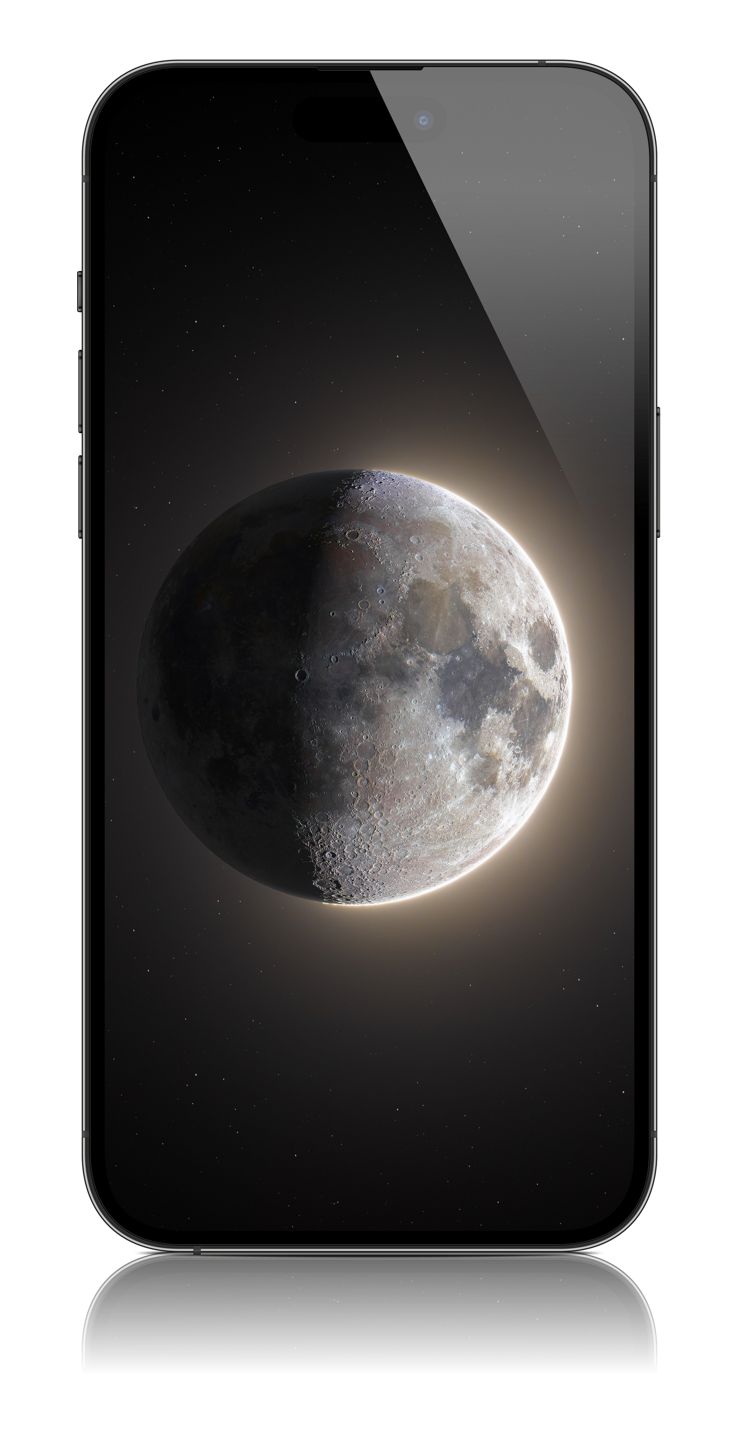 First Quarter Moon of September 23rd 2023 Wallpaper Bundle