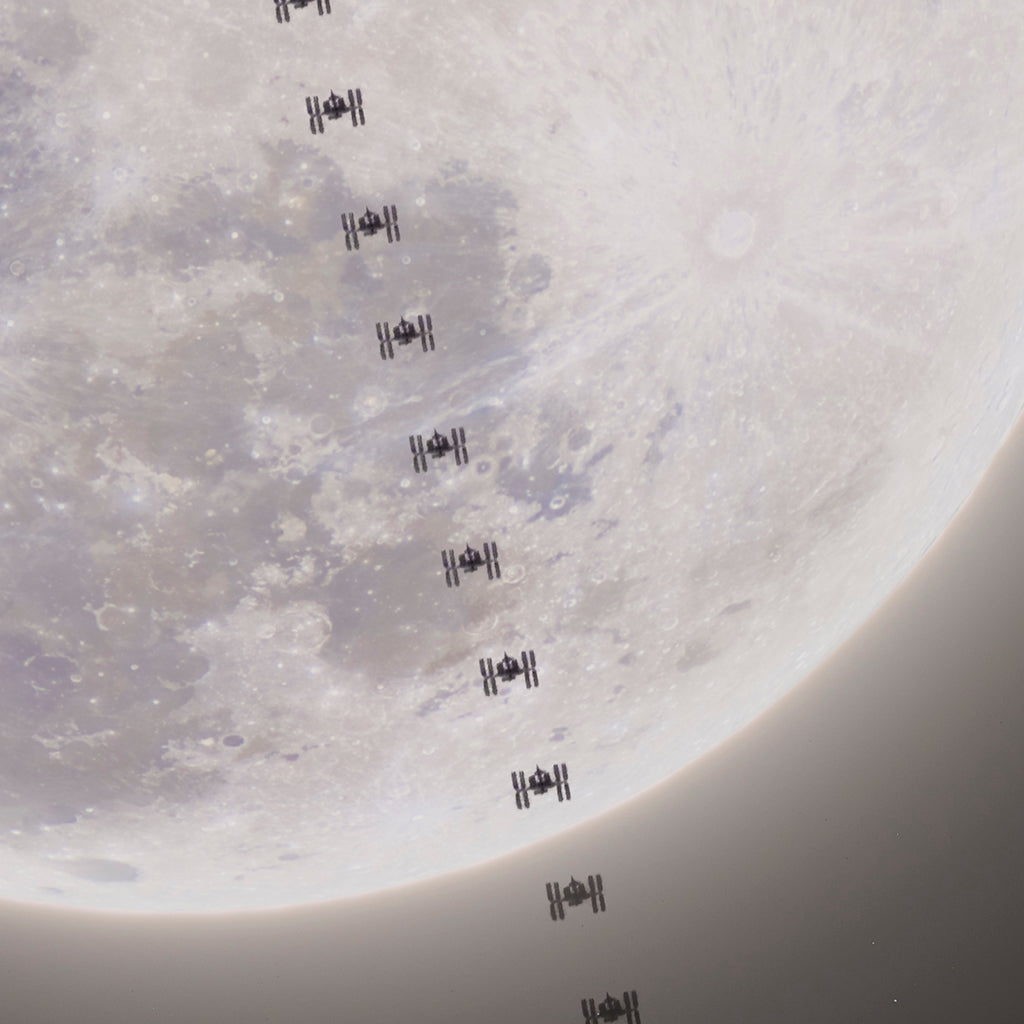 ISS Transit the Wolf Moon - January 2025 Version 2