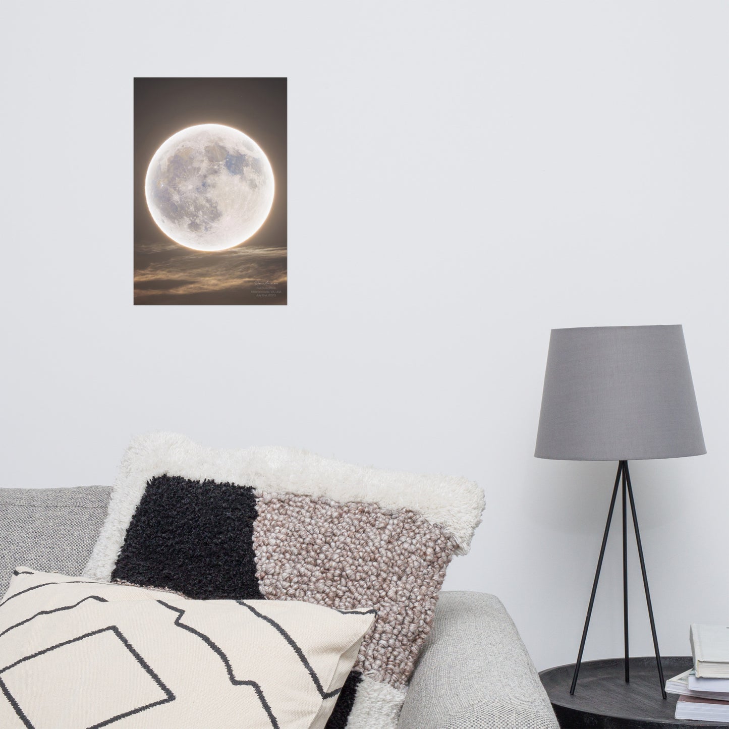 The Full Buck Moon of July 2nd, 2023 (Zoomed In Version)