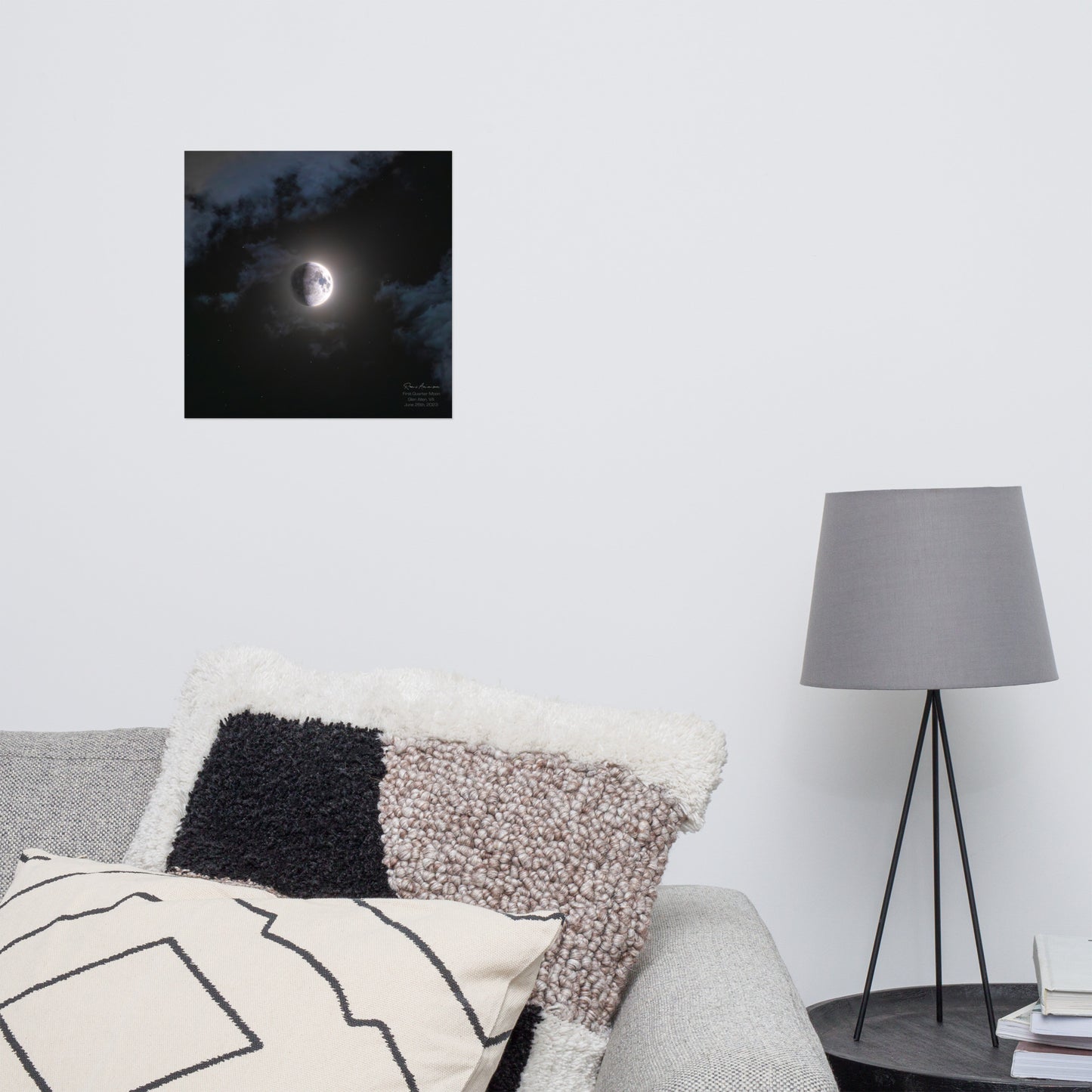 The First Quarter Moon of June 27th 2023