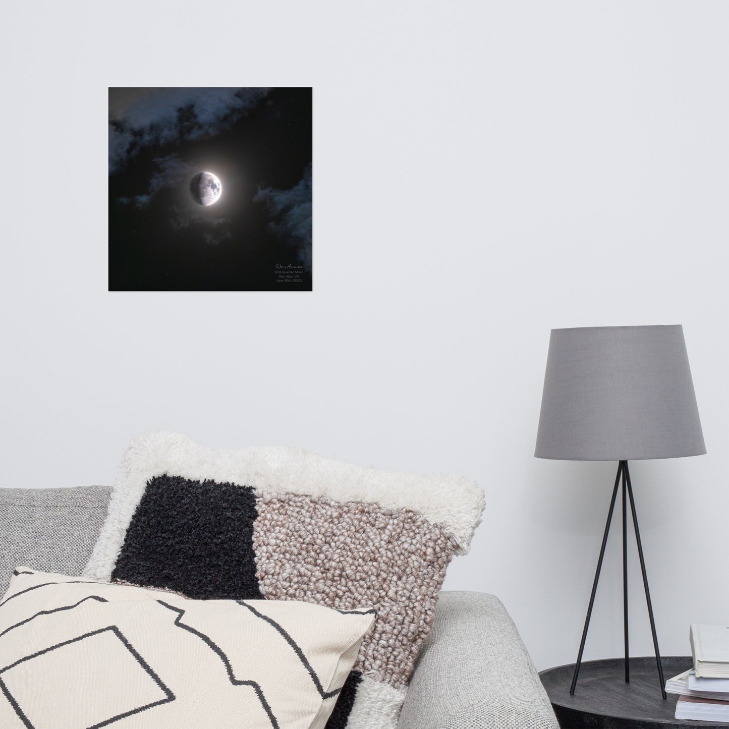 The First Quarter Moon of June 27th 2023