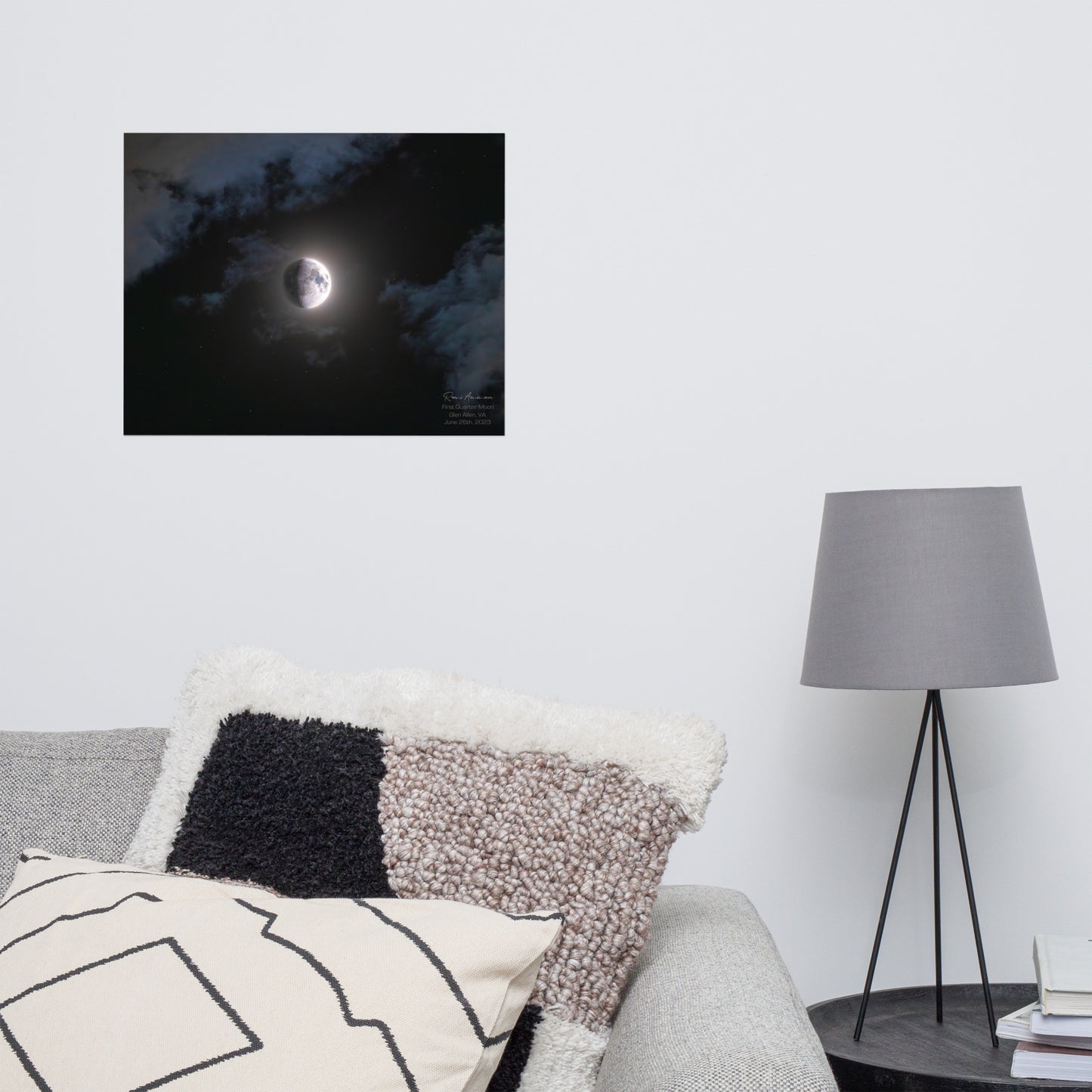The First Quarter Moon of June 27th 2023