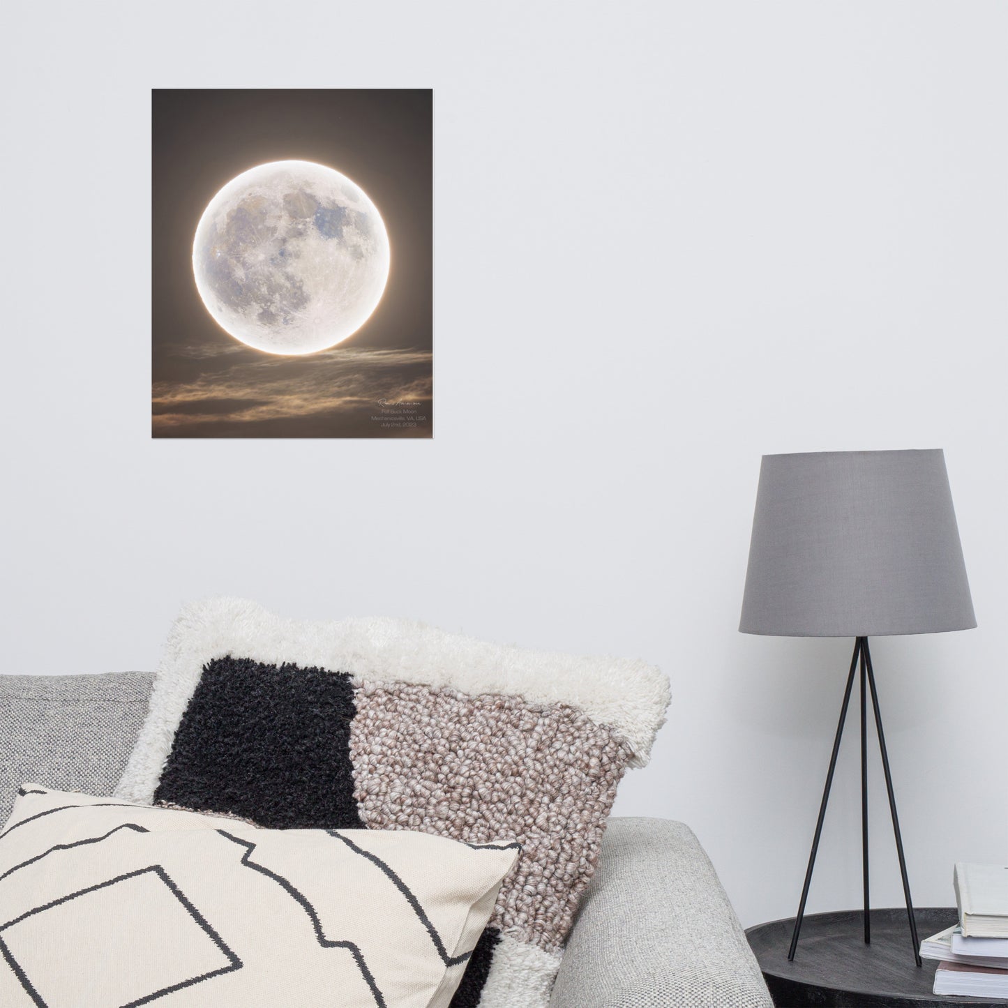 The Full Buck Moon of July 2nd, 2023 (Zoomed In Version)