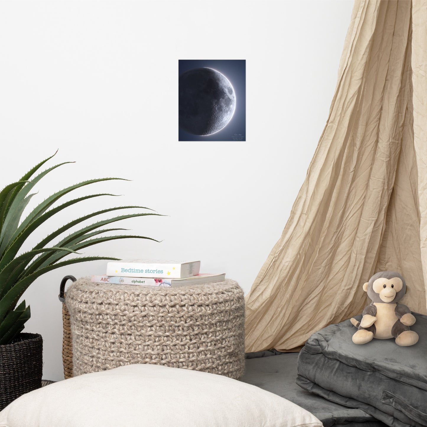 Earth's Natural Satellite (Moon of May 25th 2023) (Cropped Version)