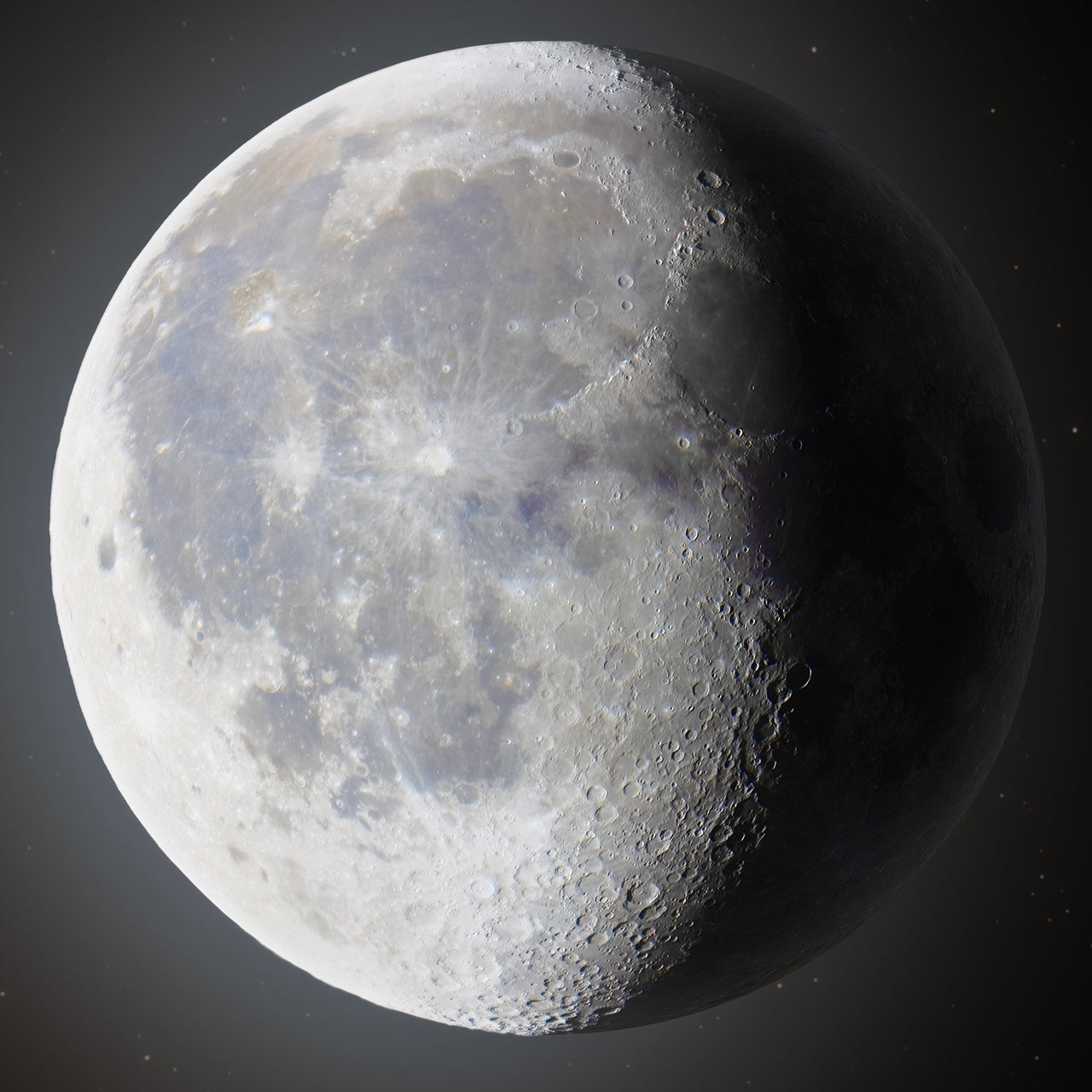 Waning Gibbous Moon (March 12th 2023) Mobile Wallpaper