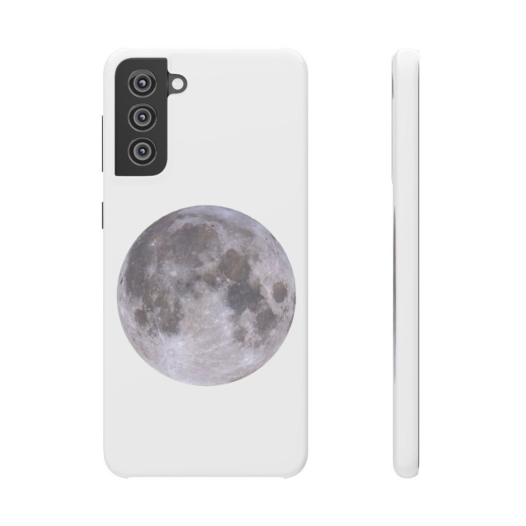 Full Moon Snap Cases - White