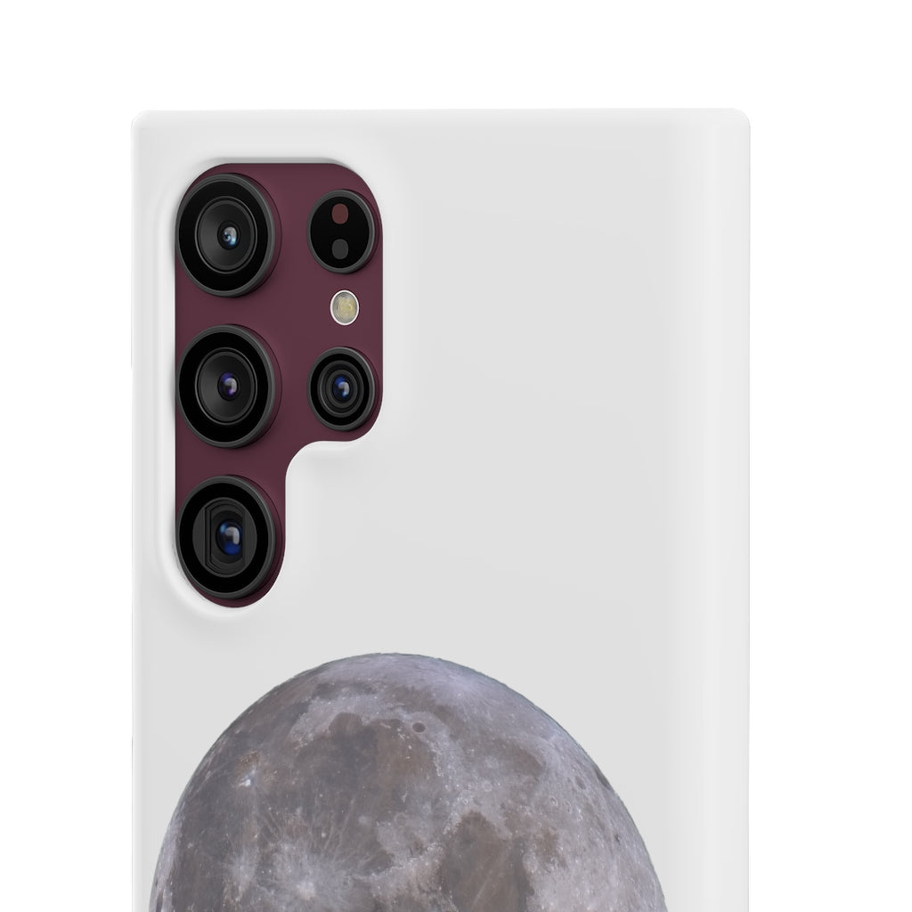Full Moon Snap Cases - White