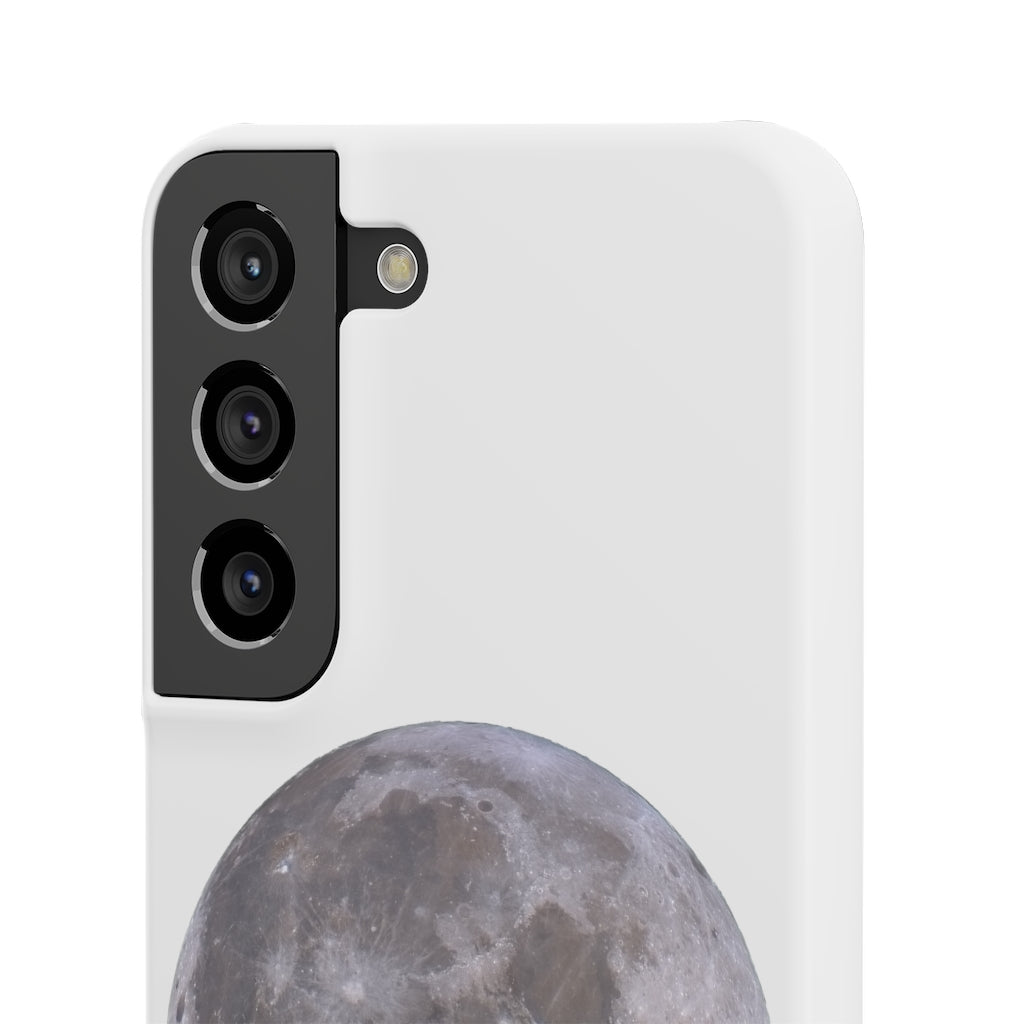 Full Moon Snap Cases - White