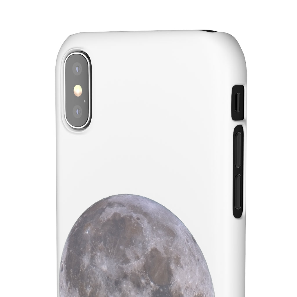 Full Moon Snap Cases - White