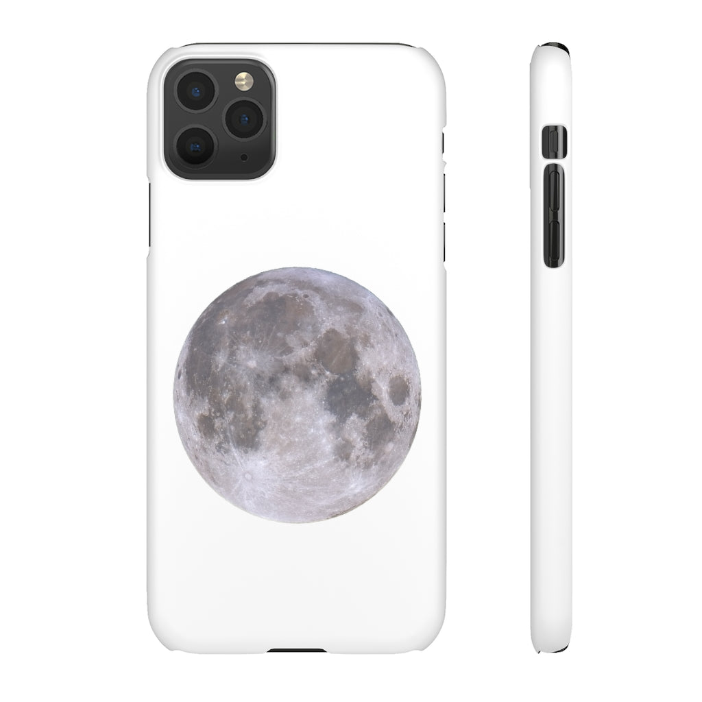 Full Moon Snap Cases - White