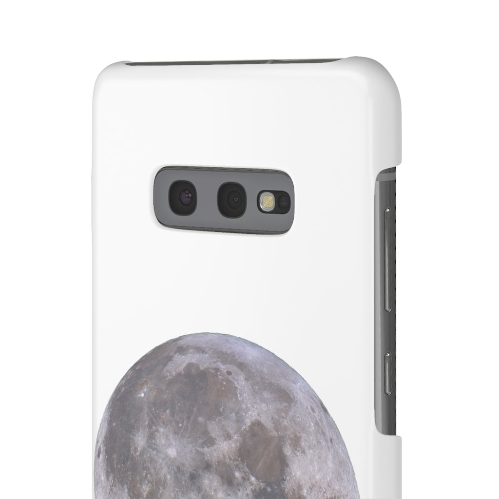 Full Moon Snap Cases - White