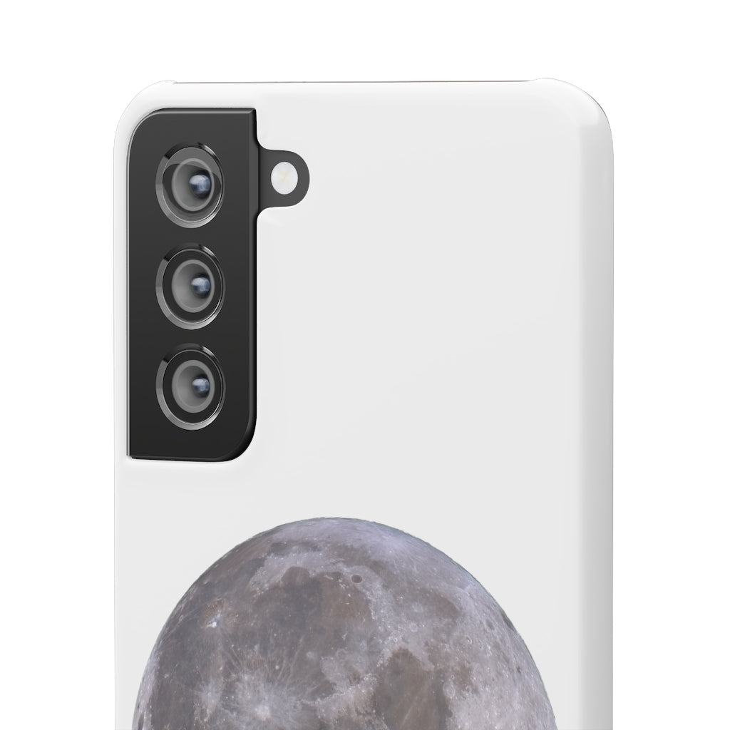 Full Moon Snap Cases - White