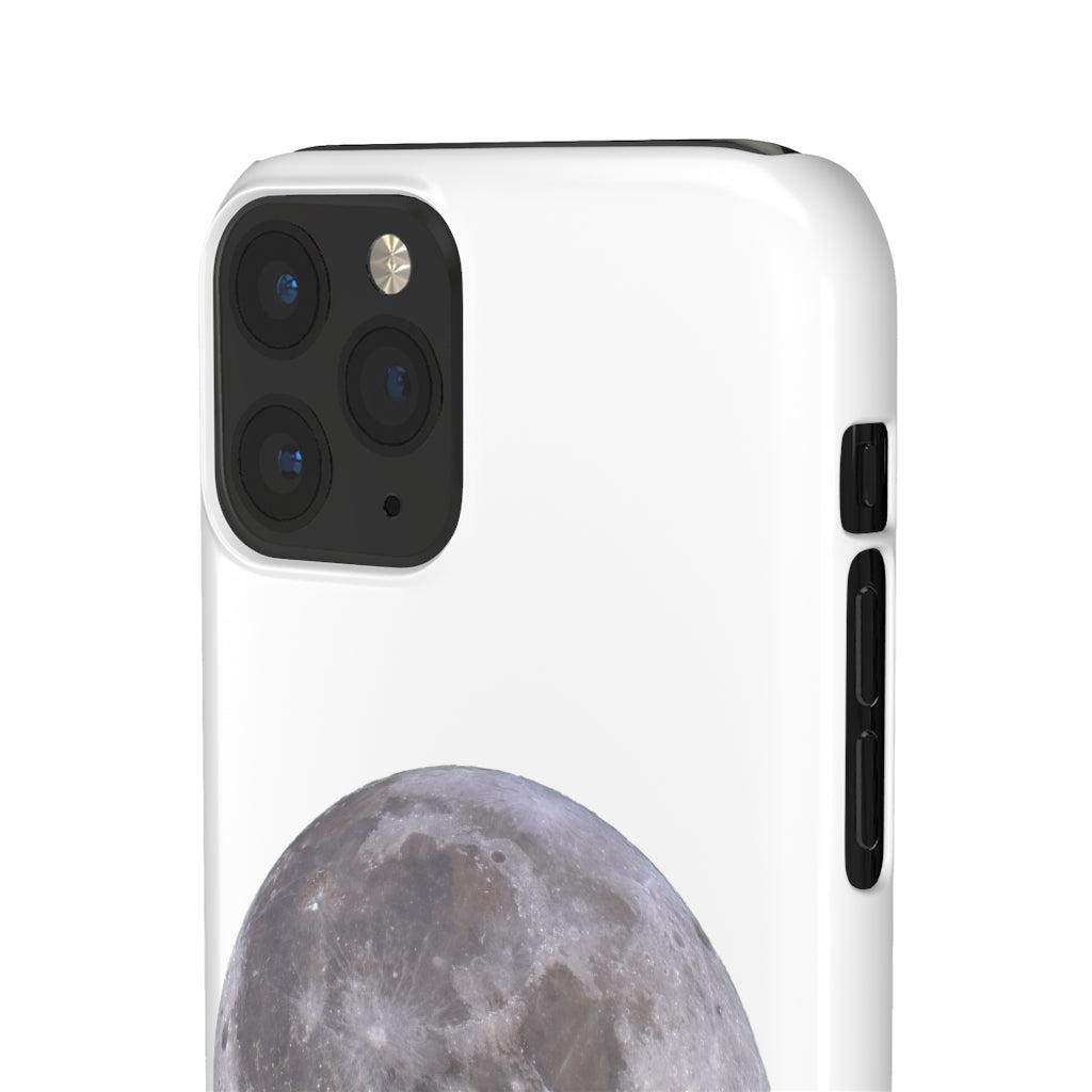 Full Moon Snap Cases - White