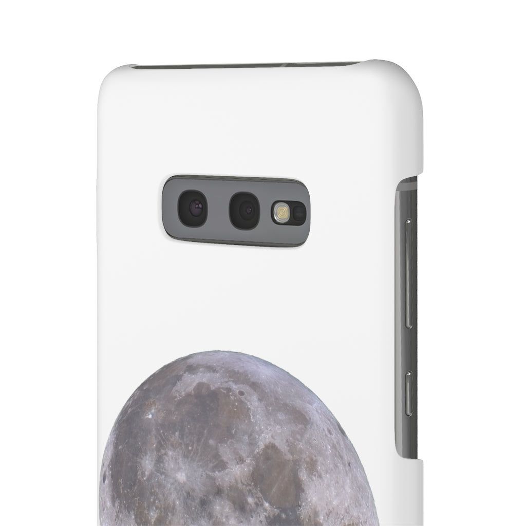 Full Moon Snap Cases - White