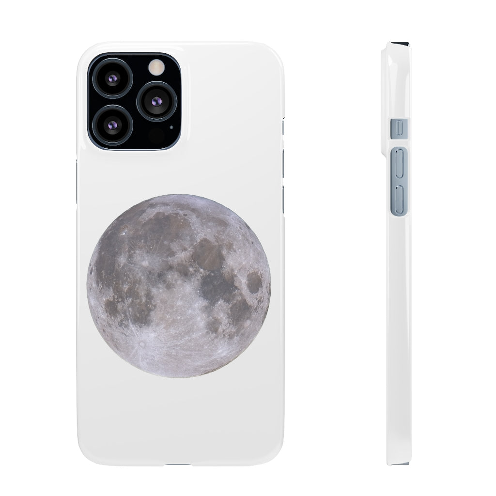 Full Moon Snap Cases - White