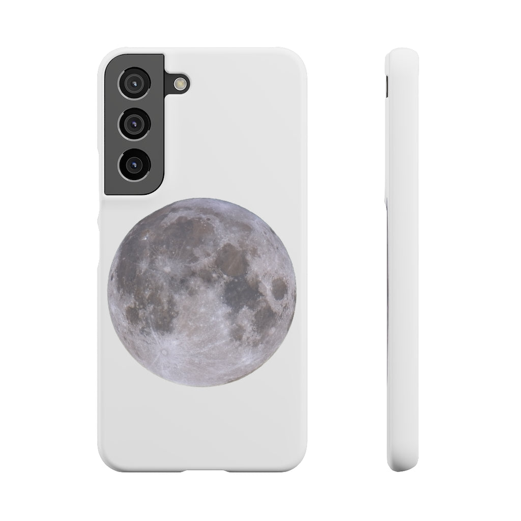 Full Moon Snap Cases - White