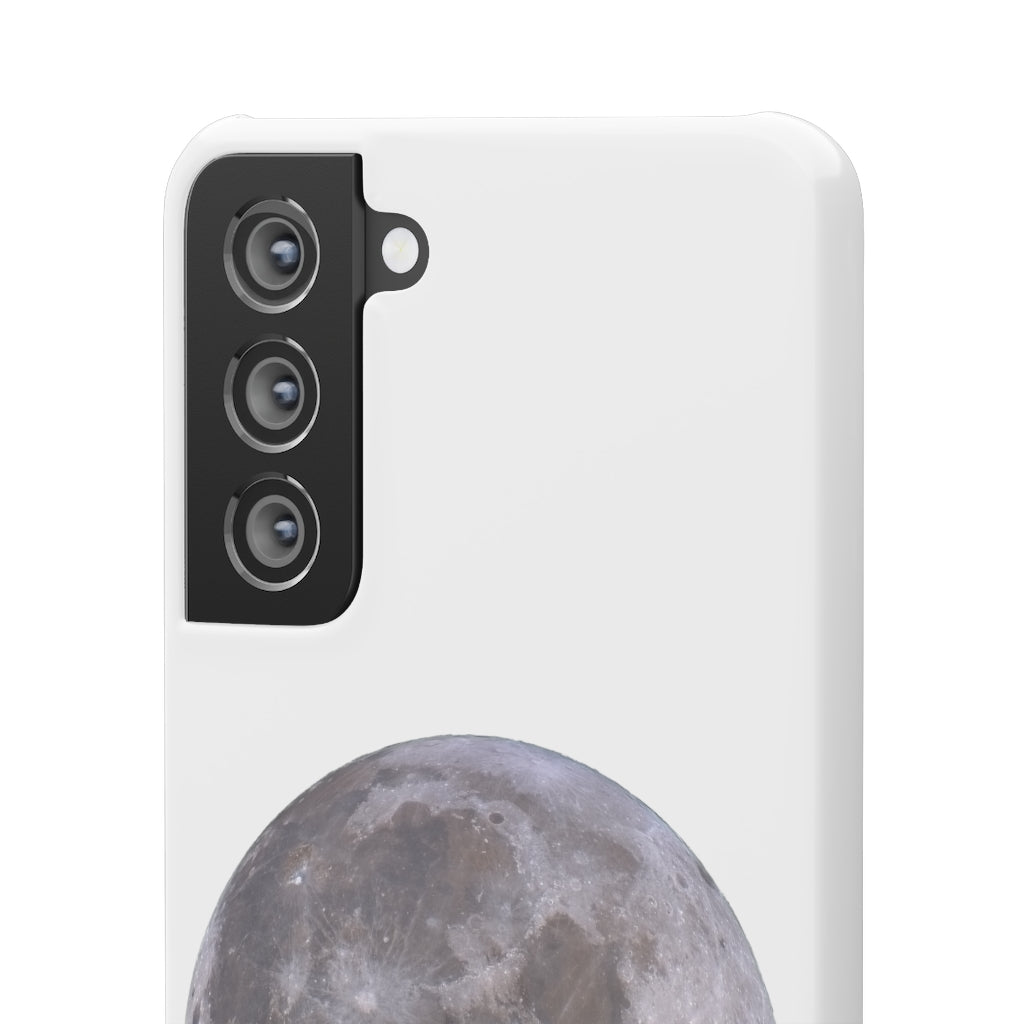 Full Moon Snap Cases - White