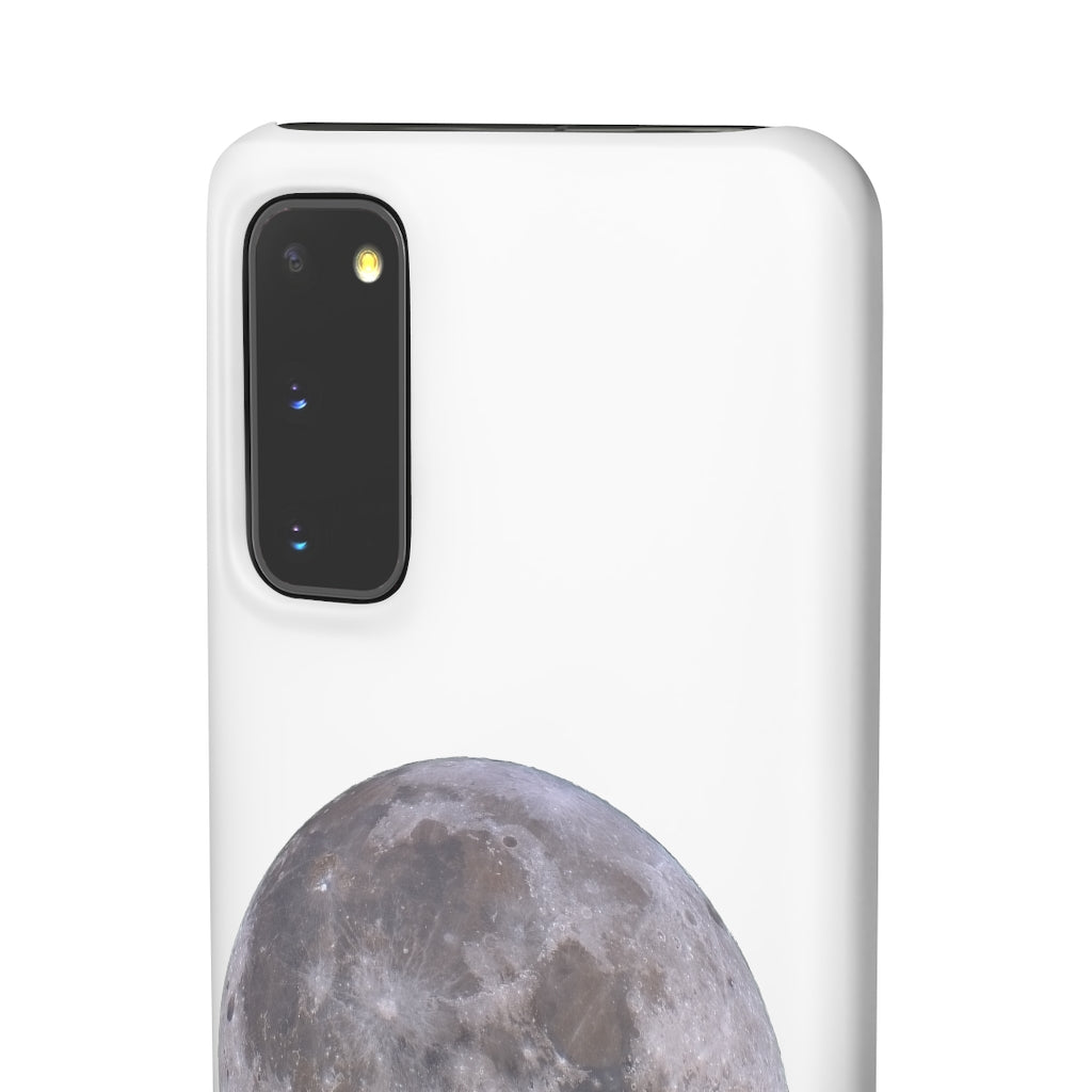 Full Moon Snap Cases - White