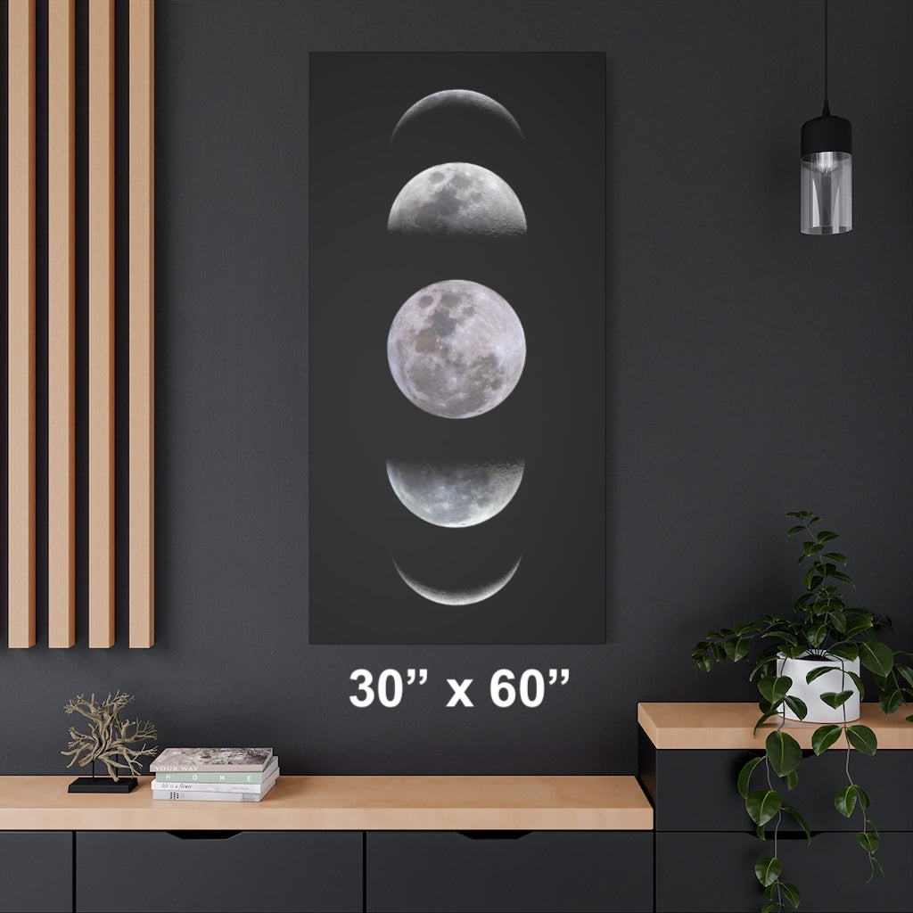 Moon Phases Classic Canvas
