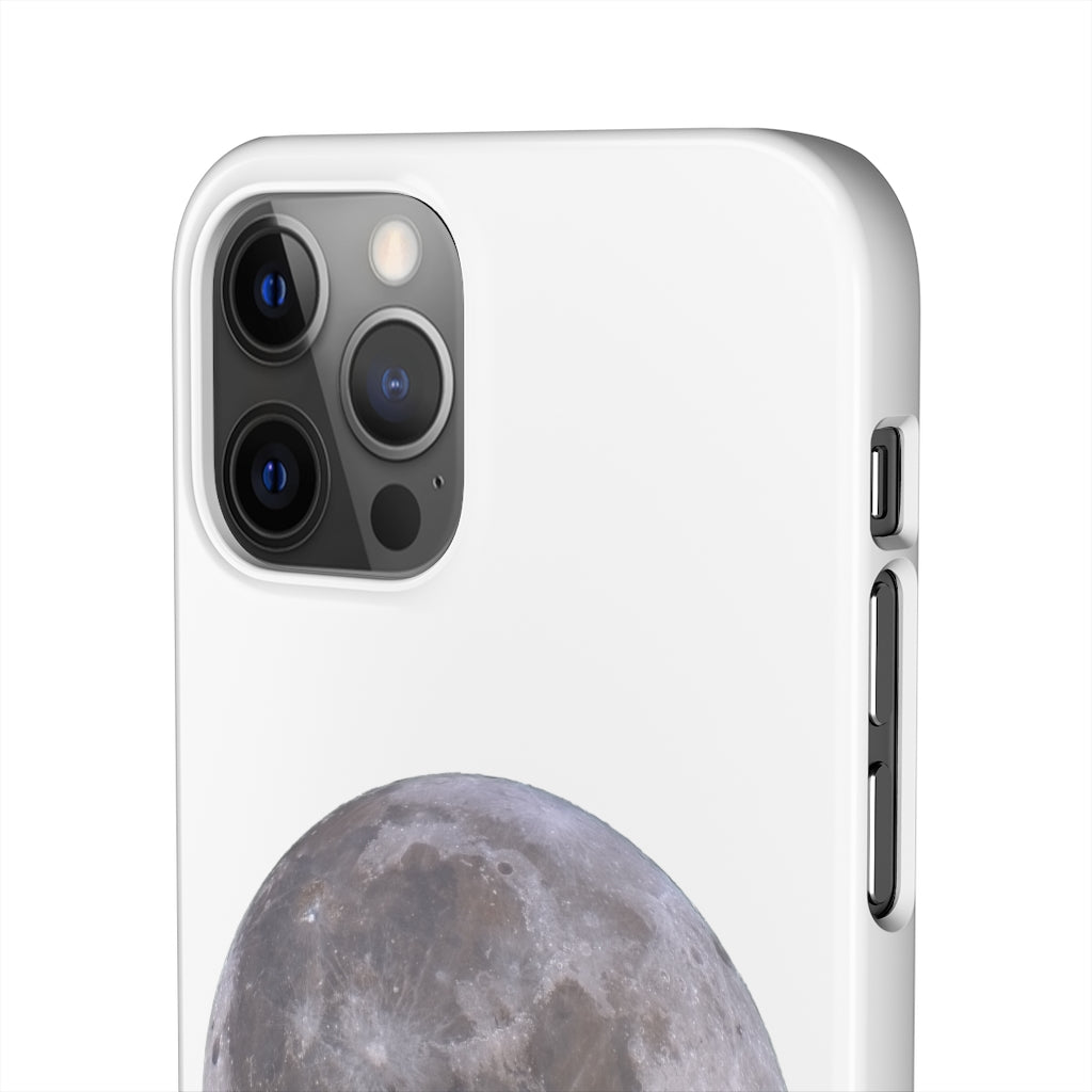 Full Moon Snap Cases - White