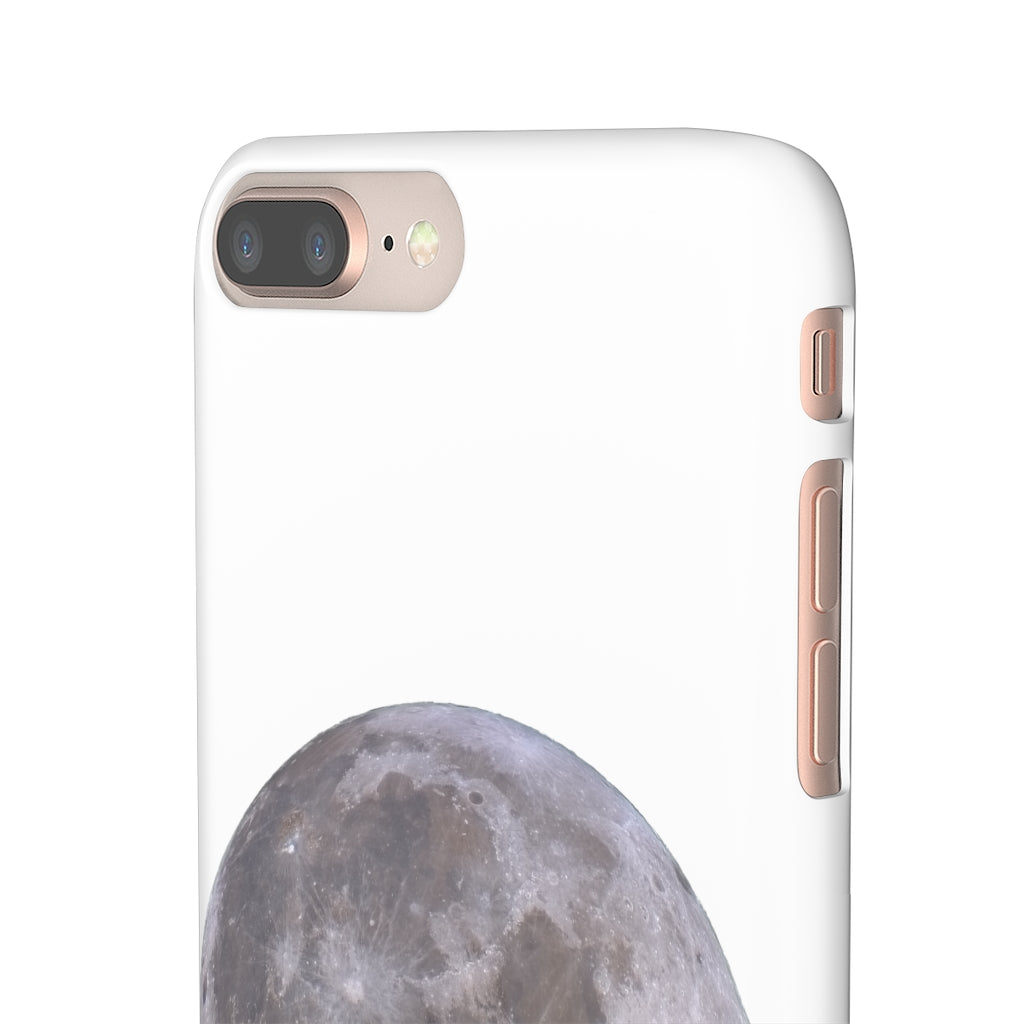 Full Moon Snap Cases - White