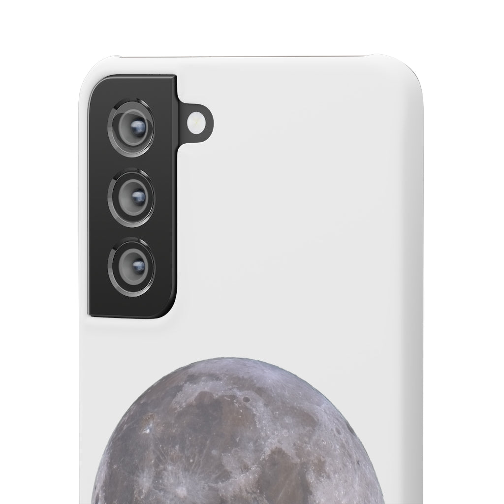 Full Moon Snap Cases - White