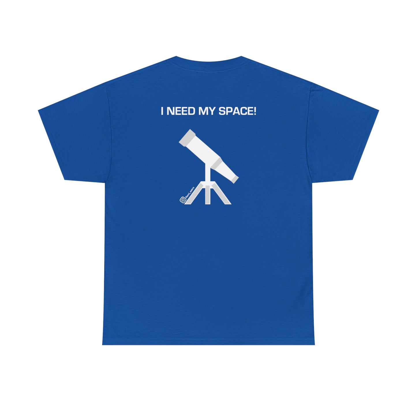 Full Moon Astronomy Tshirt - Telescope Back Design
