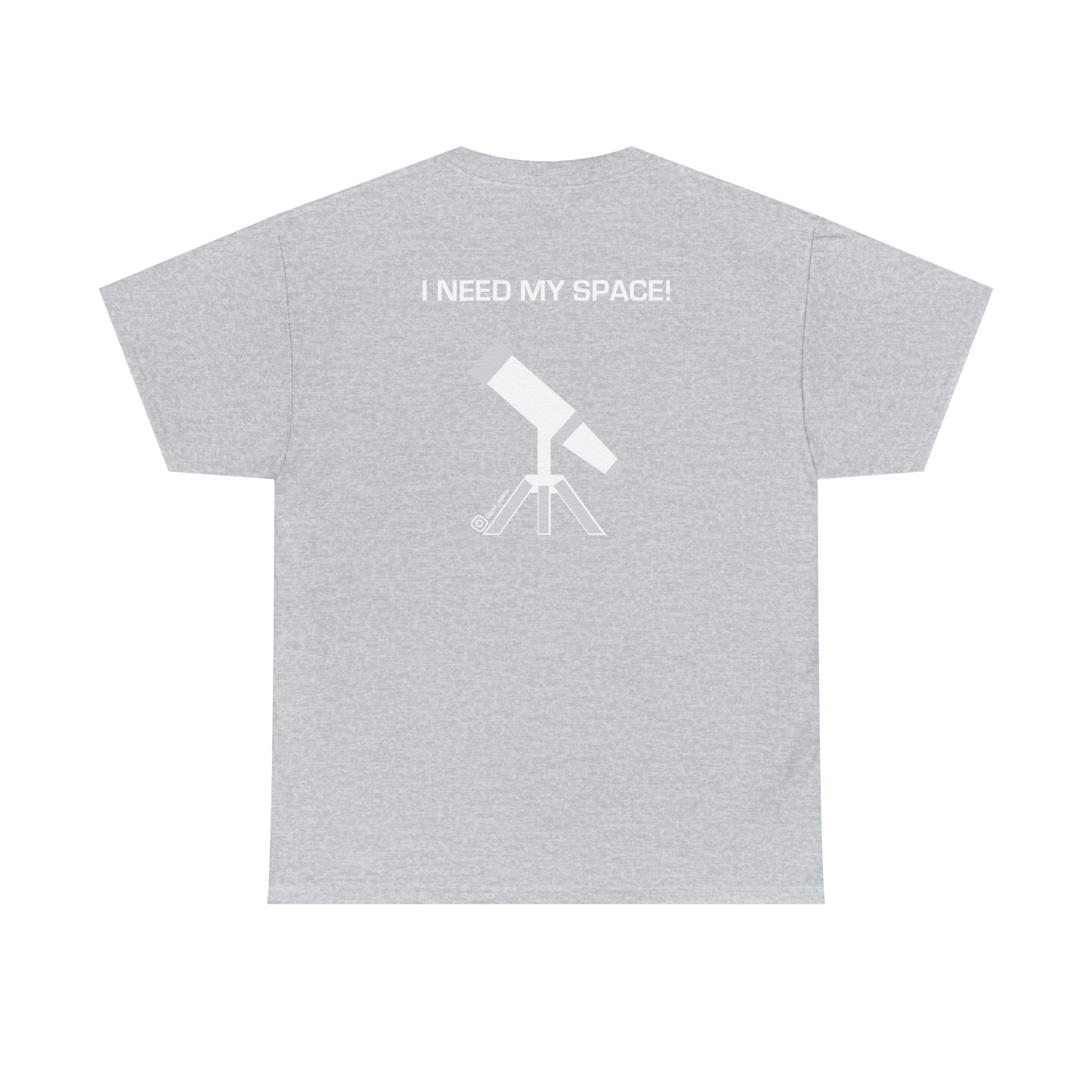Full Moon Astronomy Tshirt - Telescope Back Design