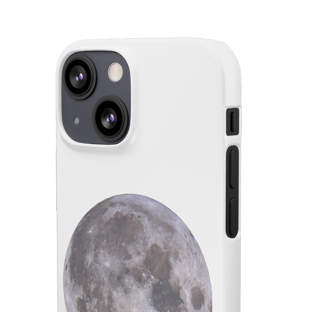 Full Moon Snap Cases - White