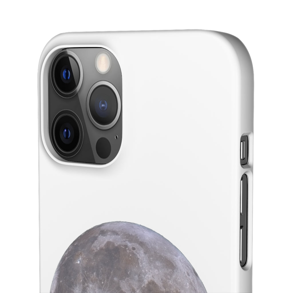 Full Moon Snap Cases - White