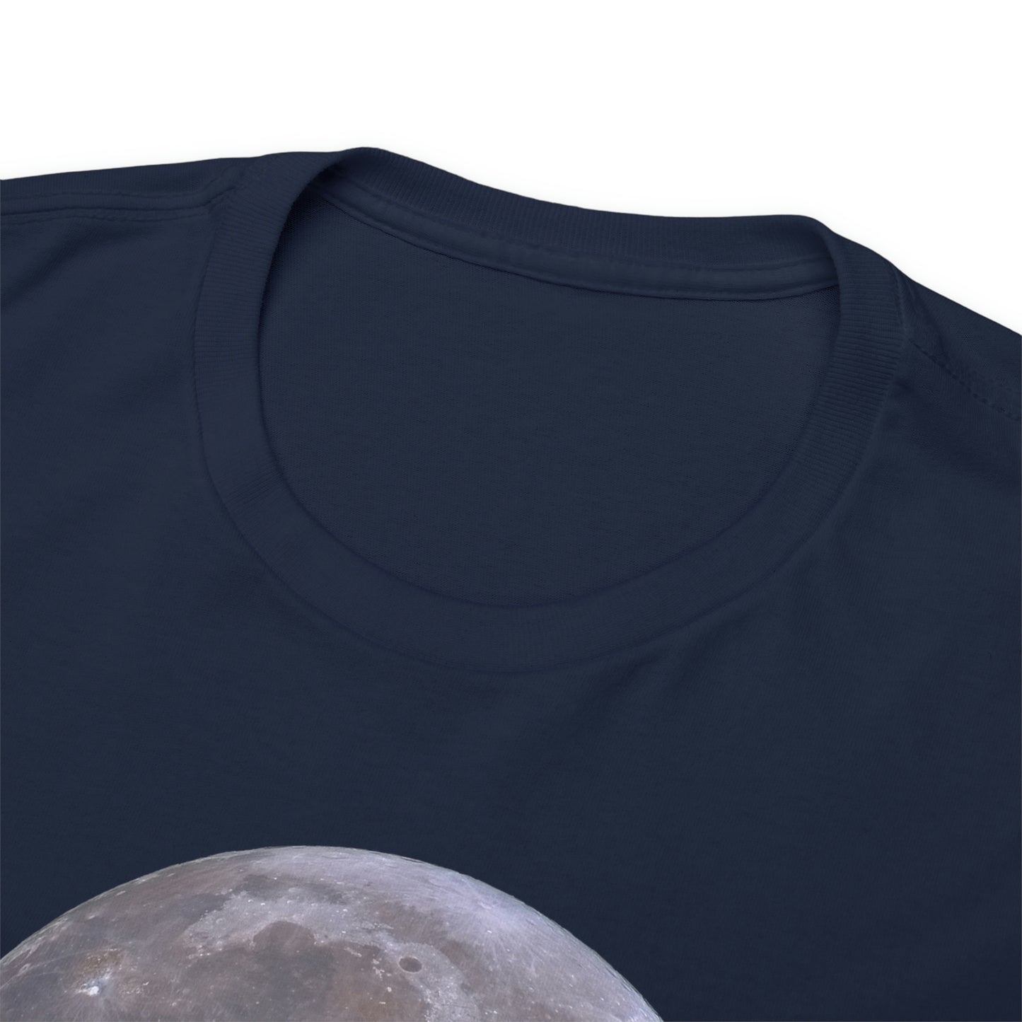 Full Moon Astronomy Tshirt - Telescope Back Design
