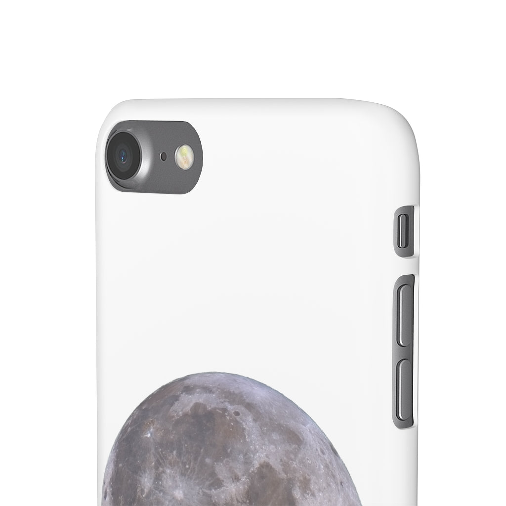 Full Moon Snap Cases - White