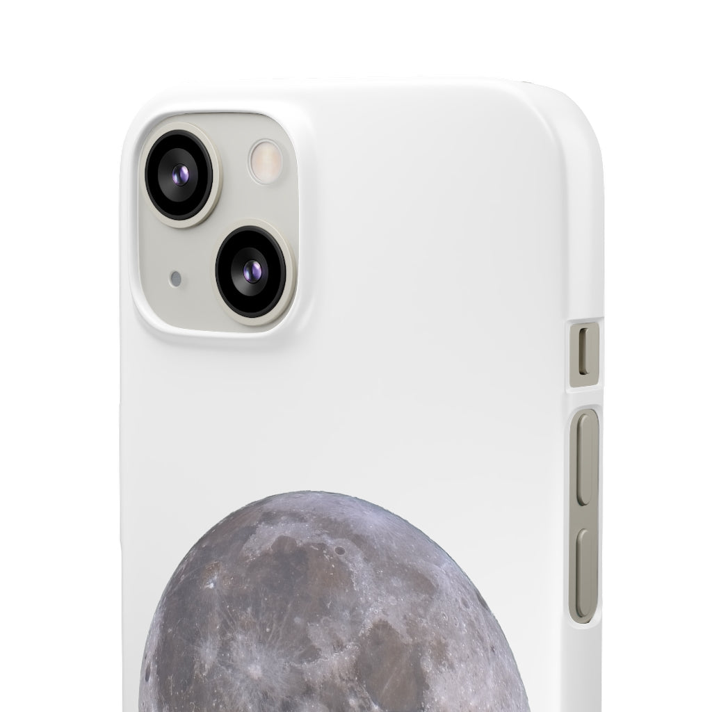 Full Moon Snap Cases - White
