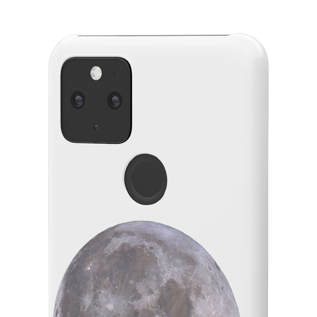 Full Moon Snap Cases - White