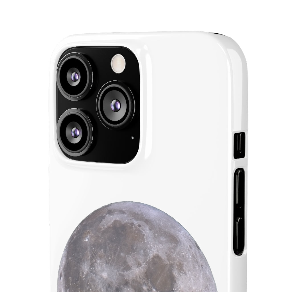 Full Moon Snap Cases - White