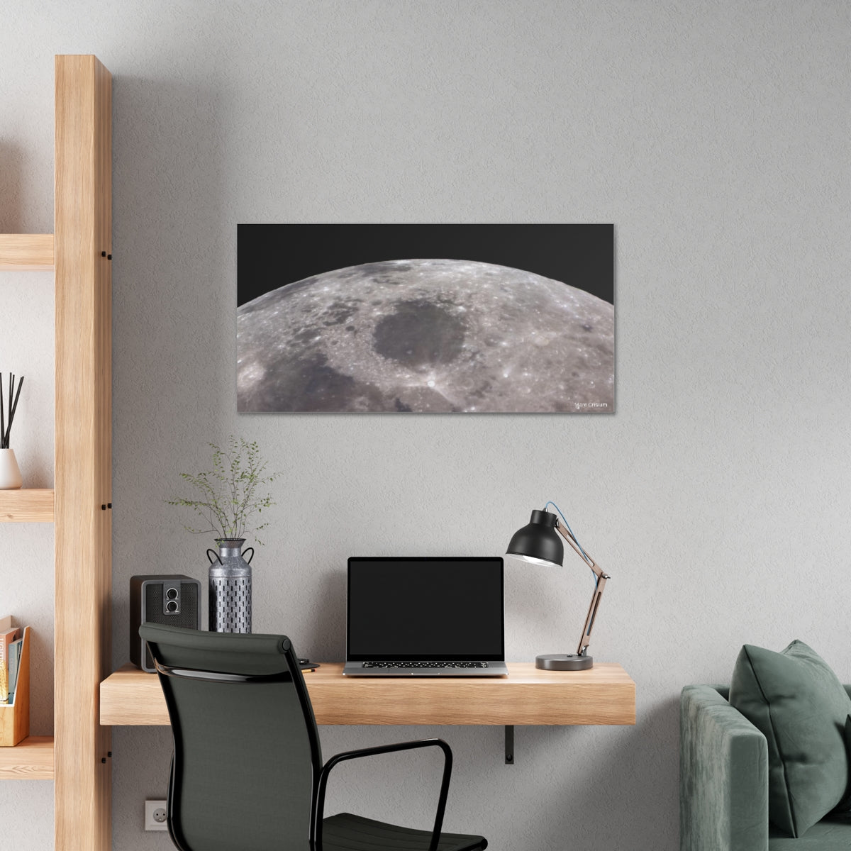 Mare Crisium 40"x20" Canvas