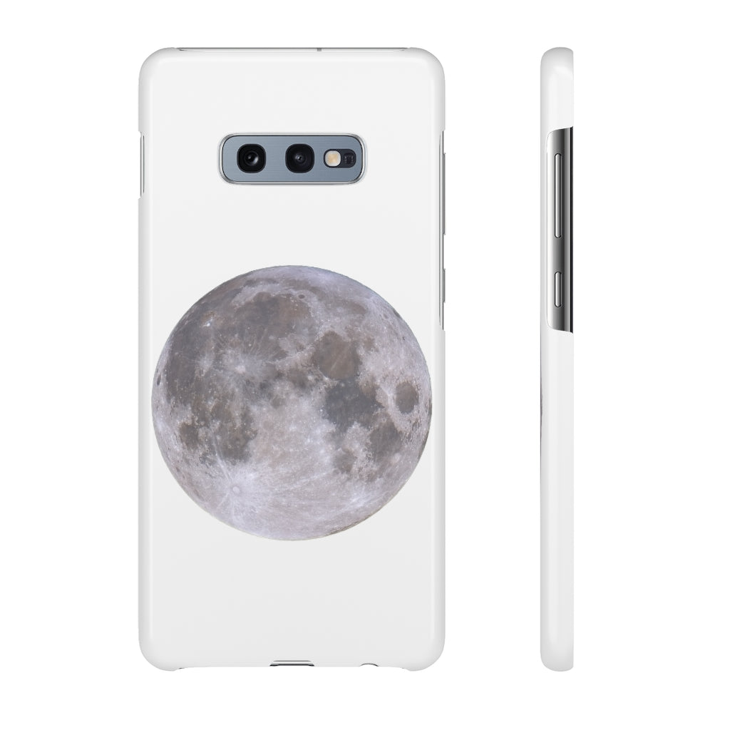Full Moon Snap Cases - White
