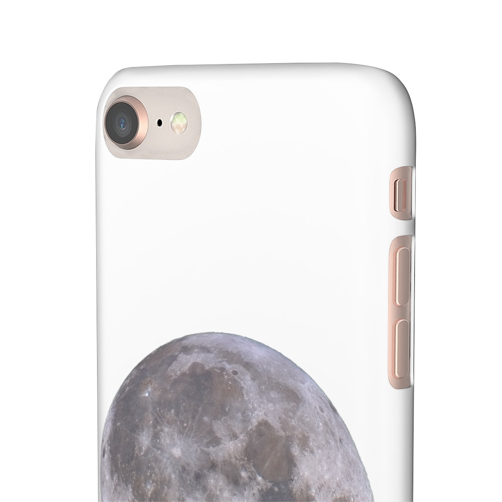 Full Moon Snap Cases - White