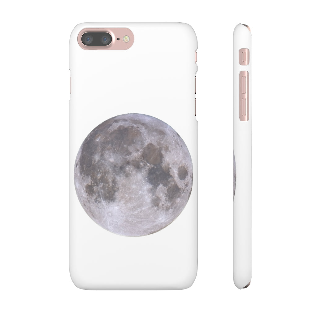 Full Moon Snap Cases - White