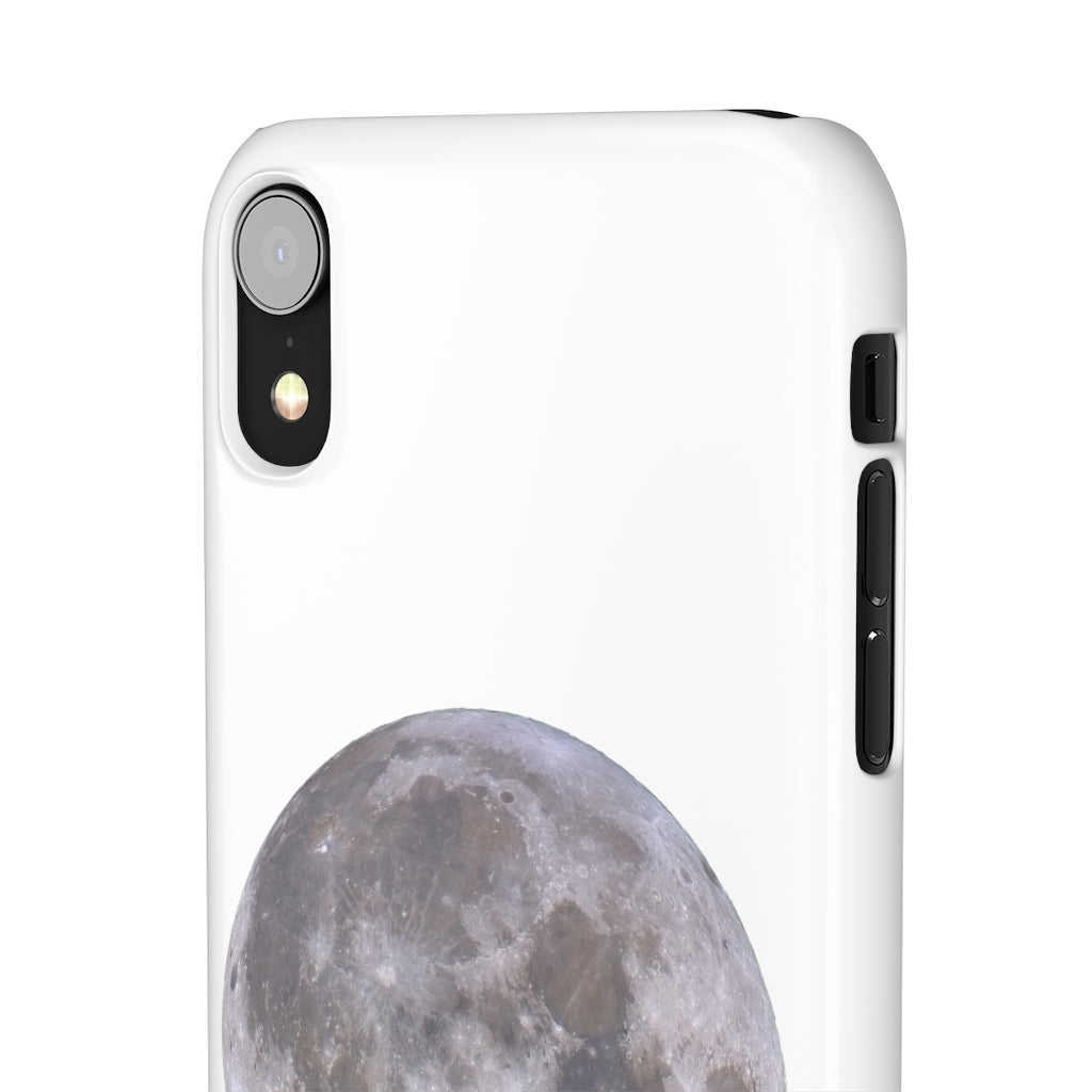 Full Moon Snap Cases - White