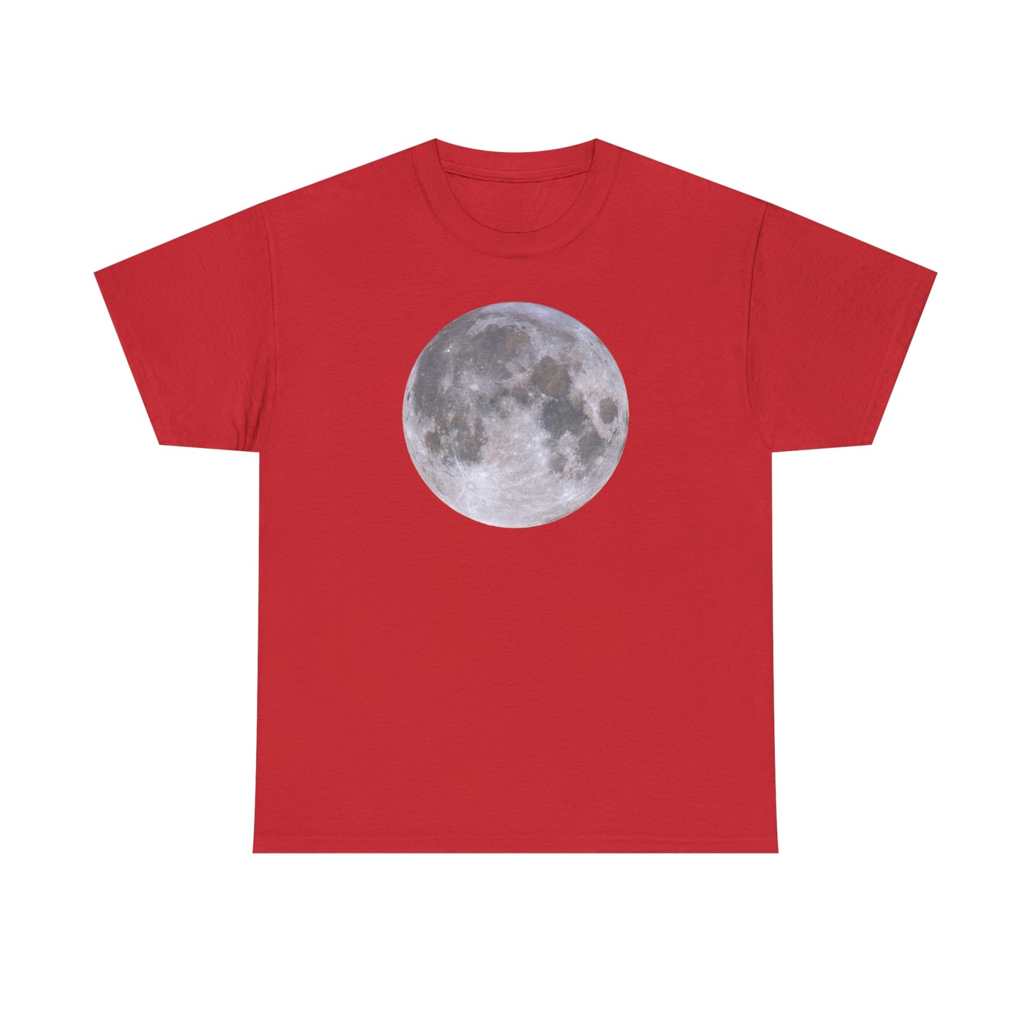 Full Moon Astronomy Tshirt - Telescope Back Design