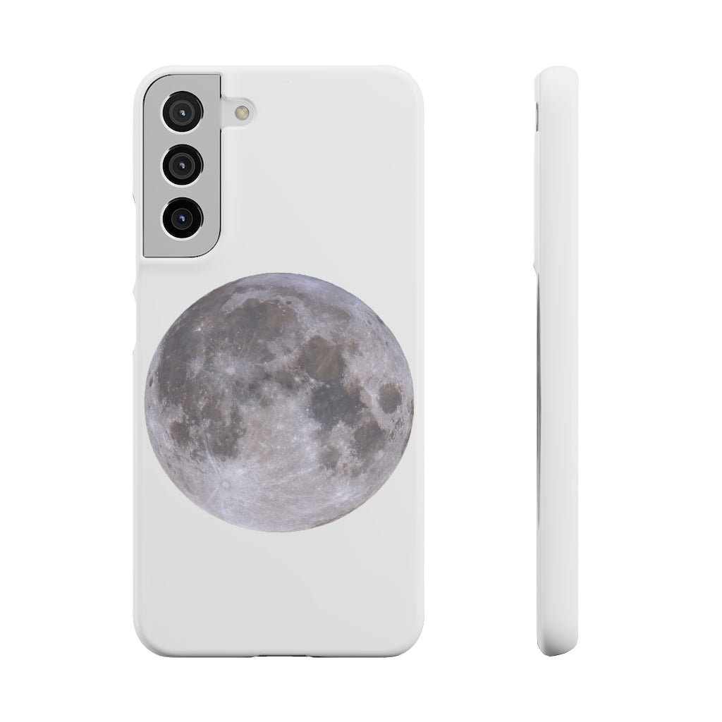 Full Moon Snap Cases - White