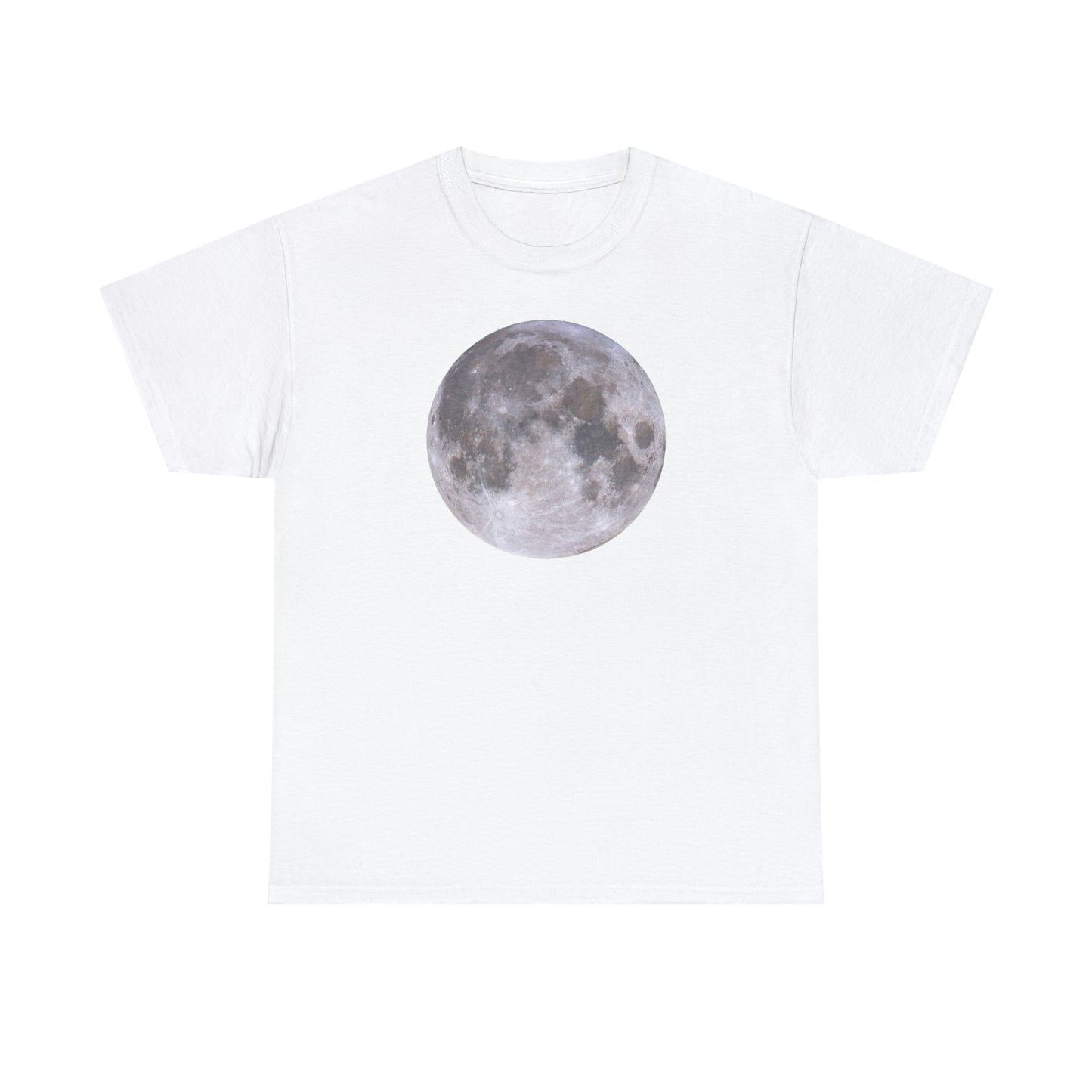 Full Moon Astronomy Tshirt - Telescope Back Design