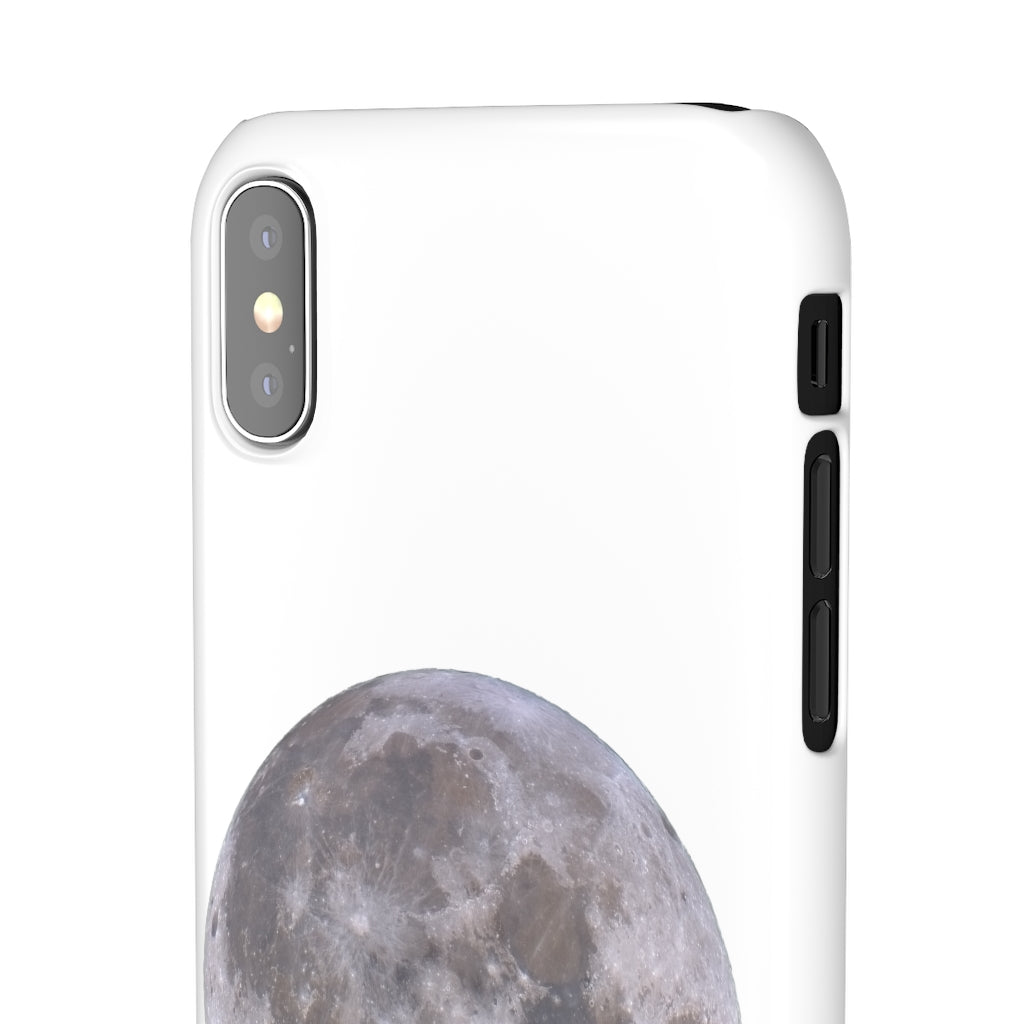 Full Moon Snap Cases - White