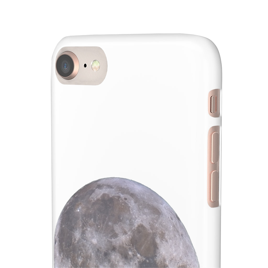 Full Moon Snap Cases - White
